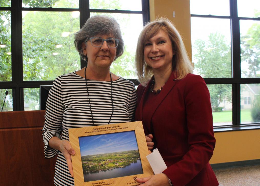 Sue Boutwell '80 with Amy Storey